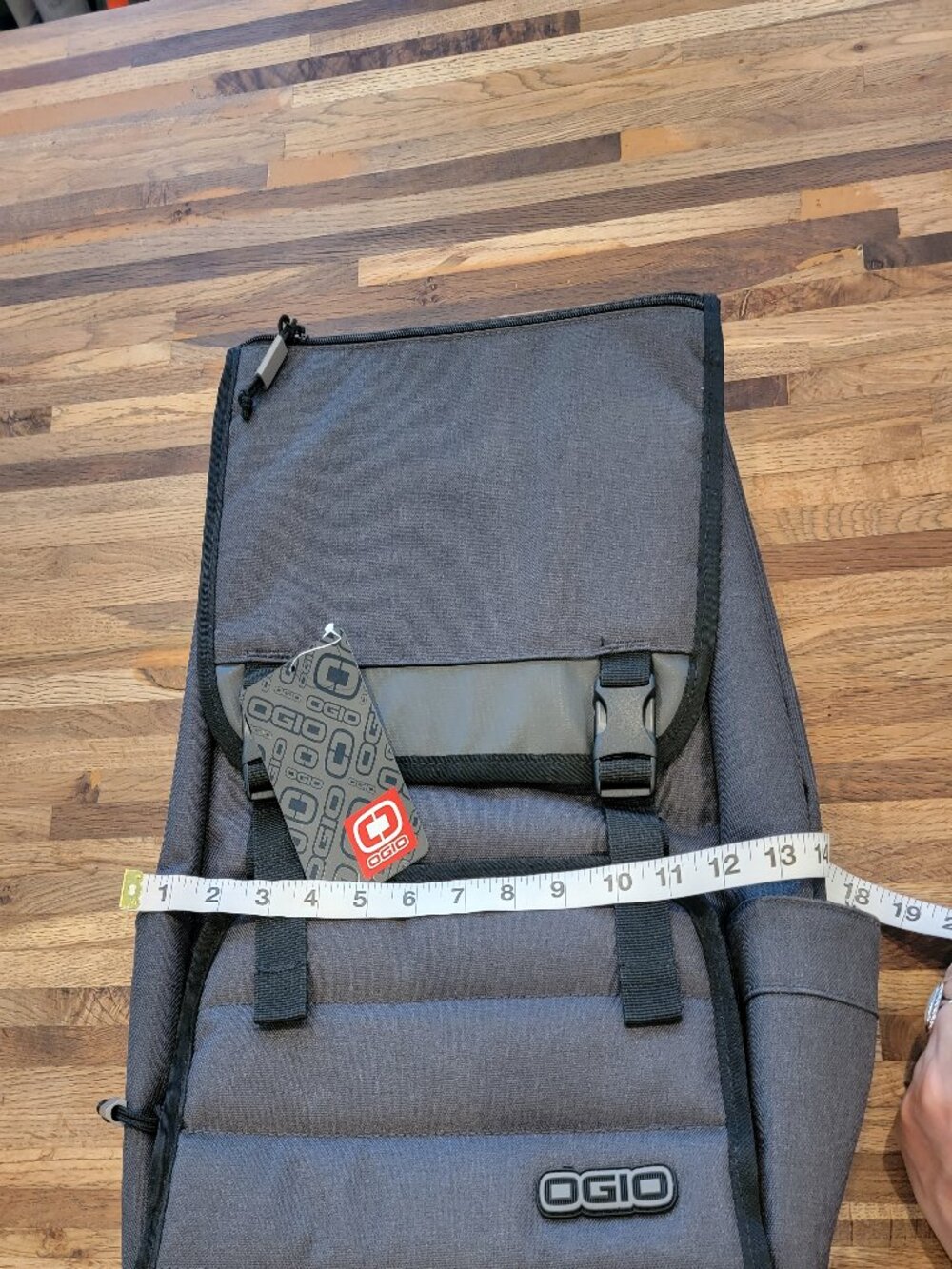 Ogio Crosshatch Rucksack Gray Backpack - Picture 7 of 12